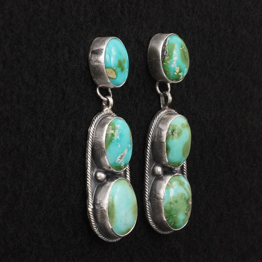 Randy Billy Turquoise & Sterling Silver Earrings
