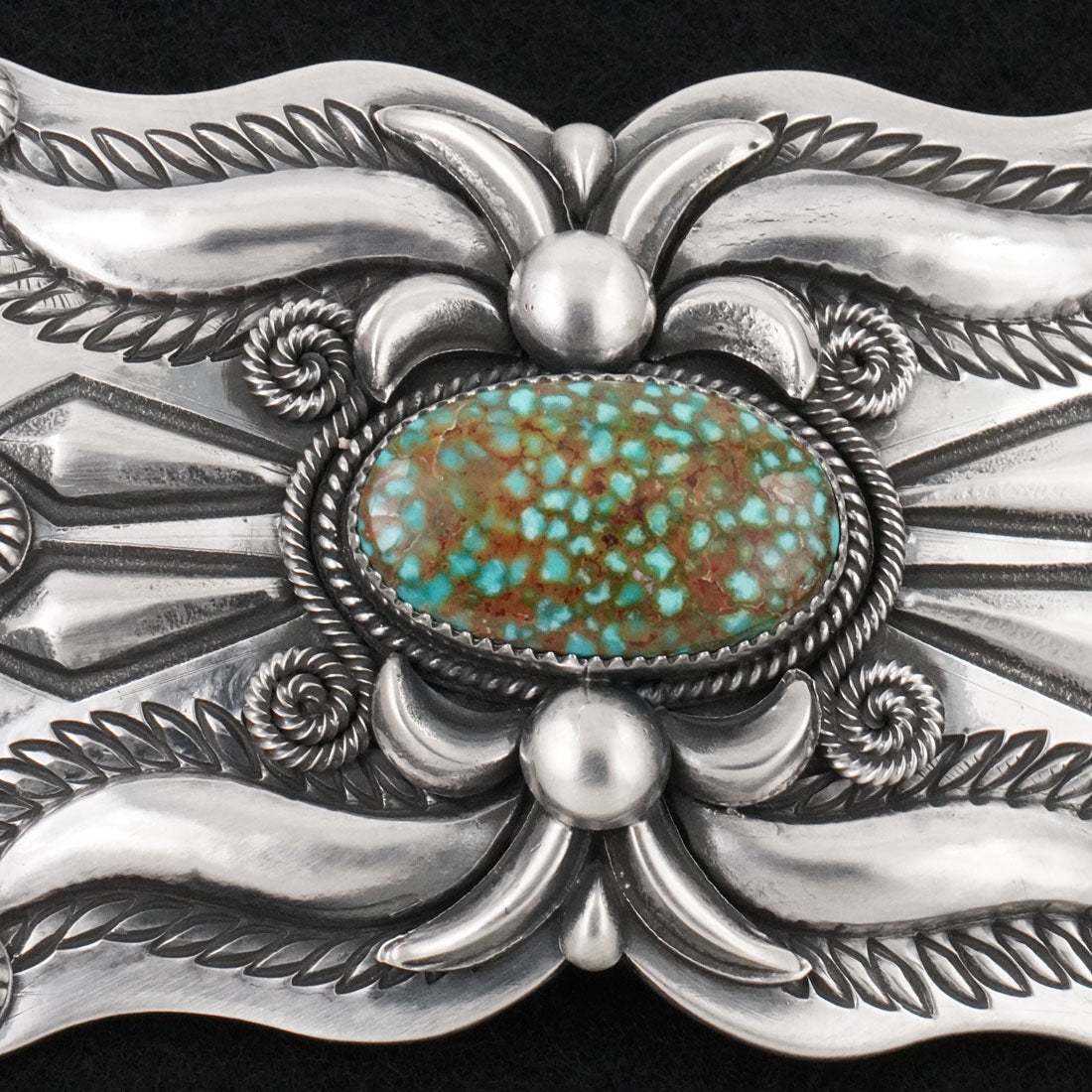 Delbert Gordon Turquoise & Sterling Silver Belt Buckle