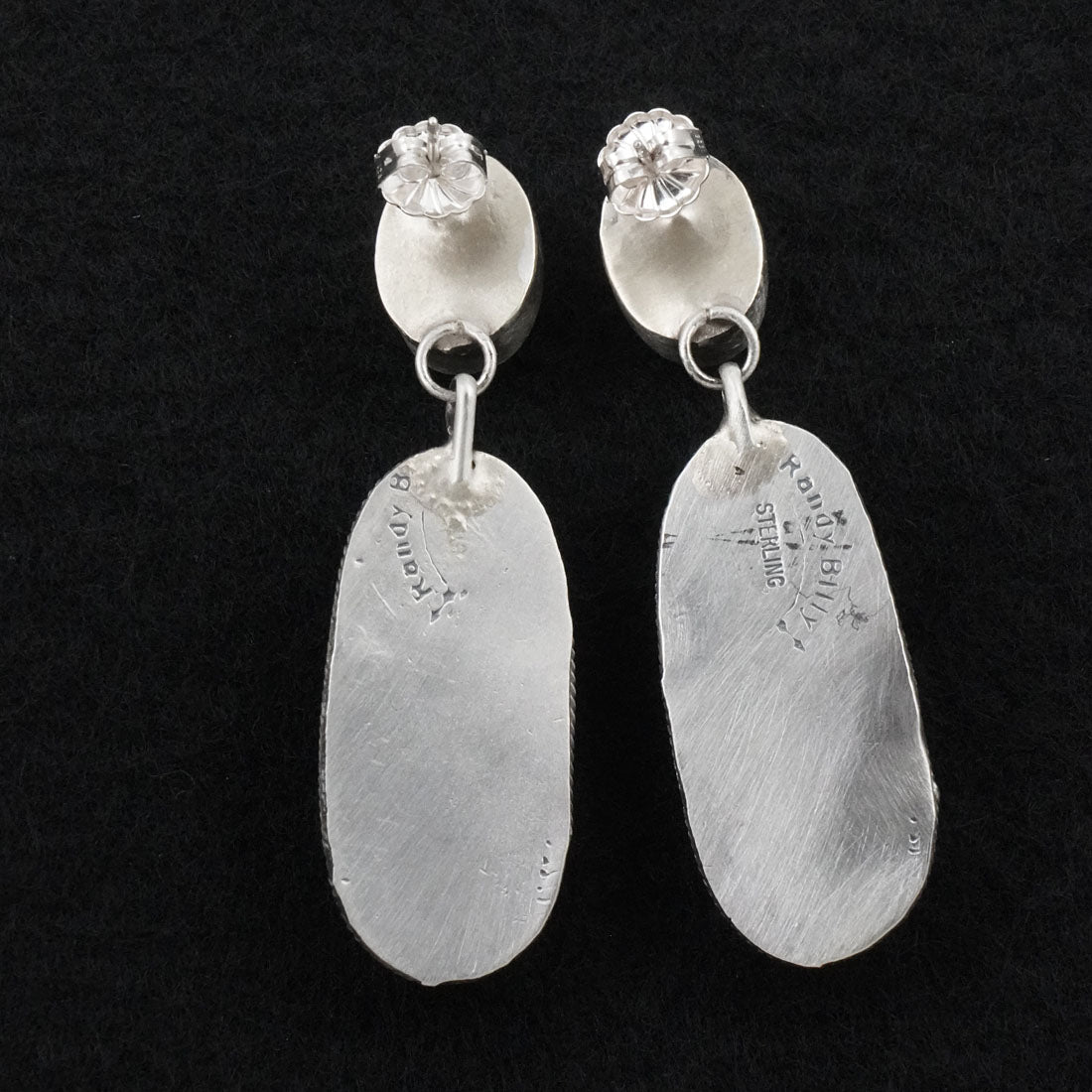 Randy Billy Turquoise & Sterling Silver Earrings