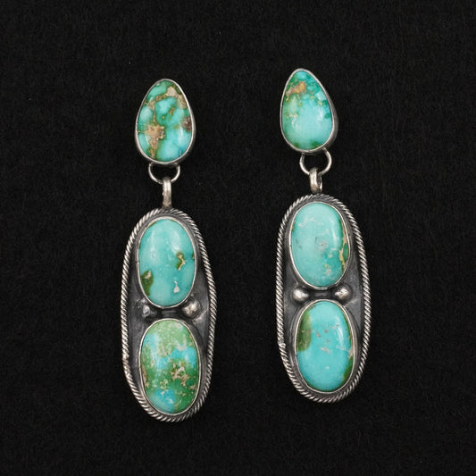 Randy Billy Turquoise & Sterling Silver Earrings