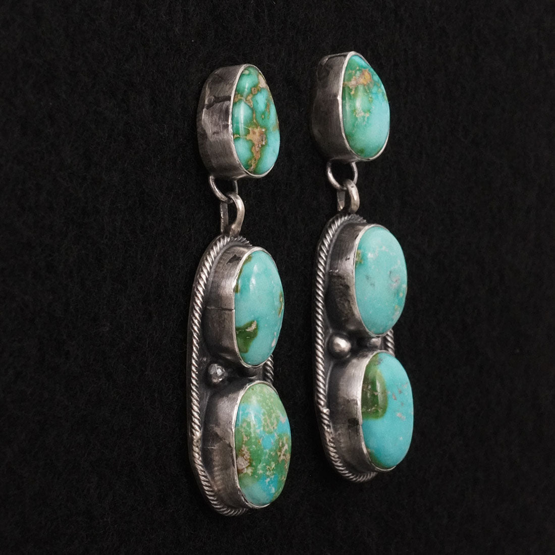 Randy Billy Turquoise & Sterling Silver Earrings