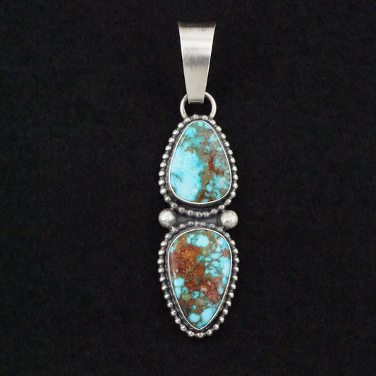 Randy Billy Turquoise & Sterling Silver Pendant