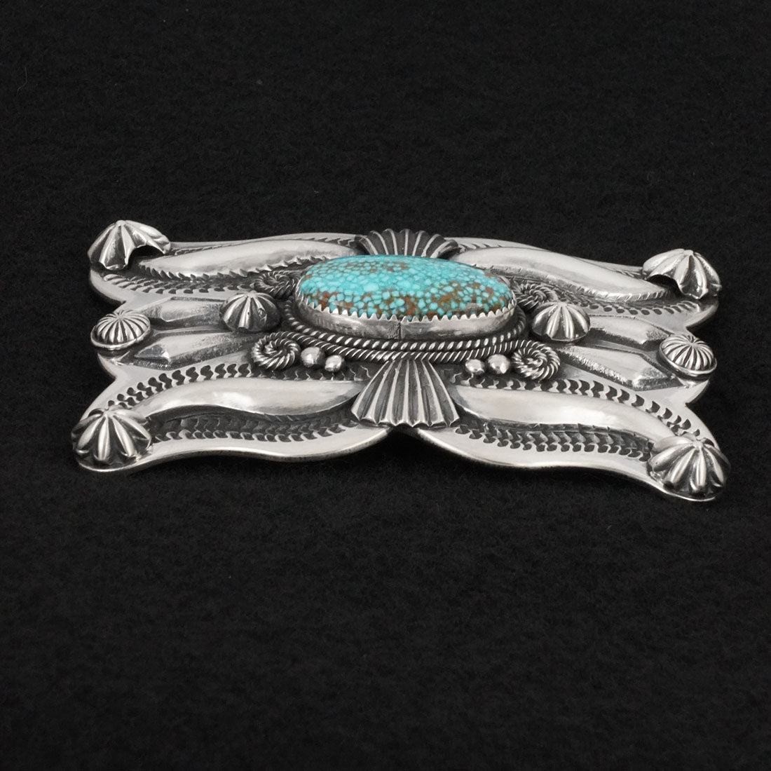 Delbert Gordon Turquoise & Sterling Silver Belt Buckle