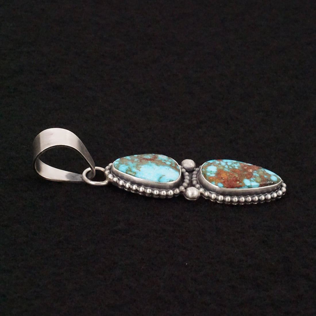 Randy Billy Turquoise & Sterling Silver Pendant