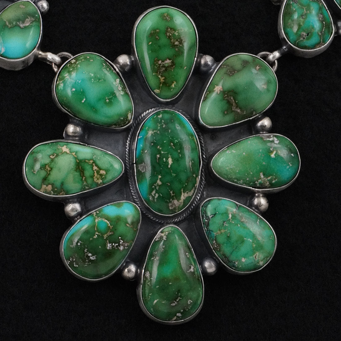 Darrin Livingston Turquoise & Sterling Silver Necklace Set
