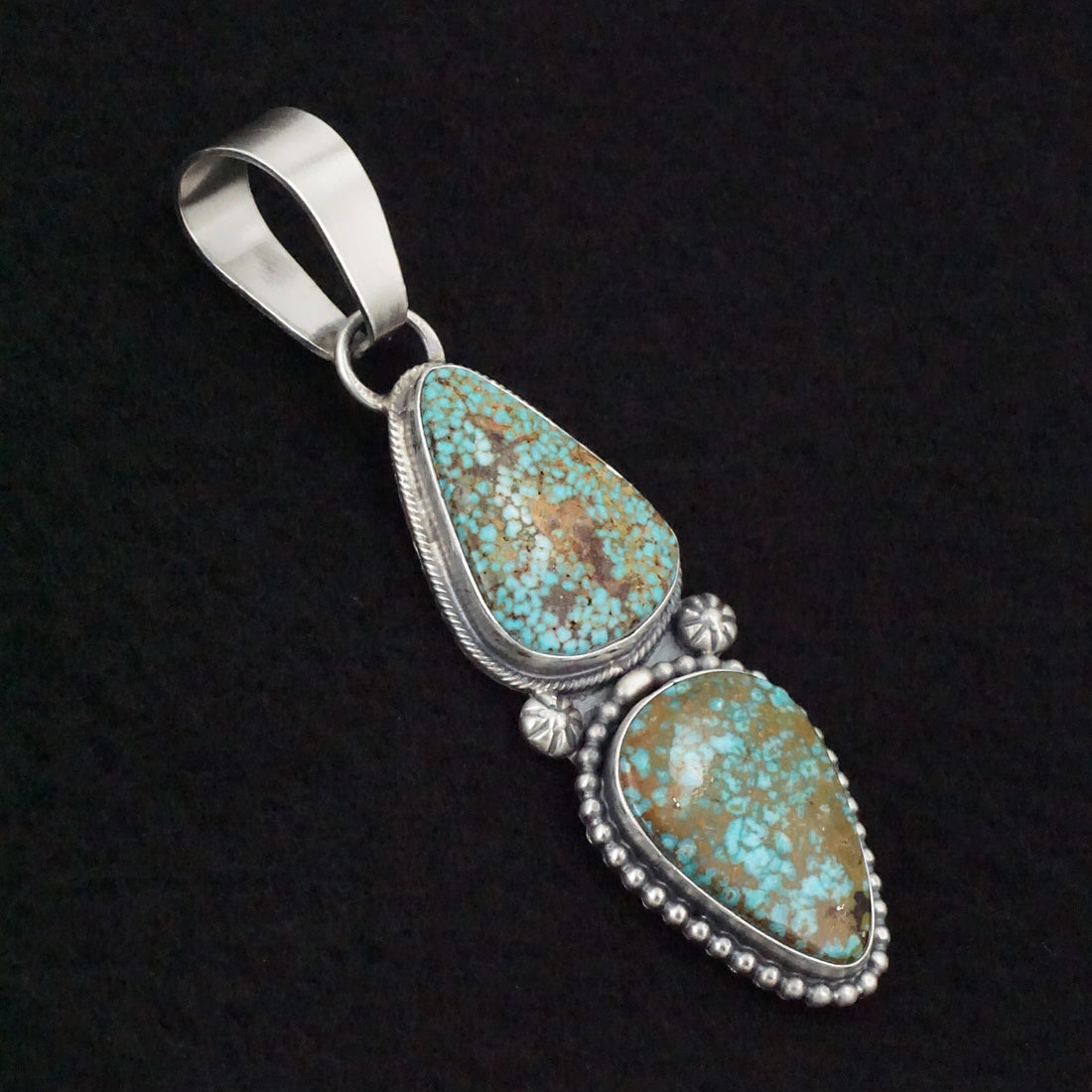 Randy Billy Turquoise & Sterling Silver Pendant