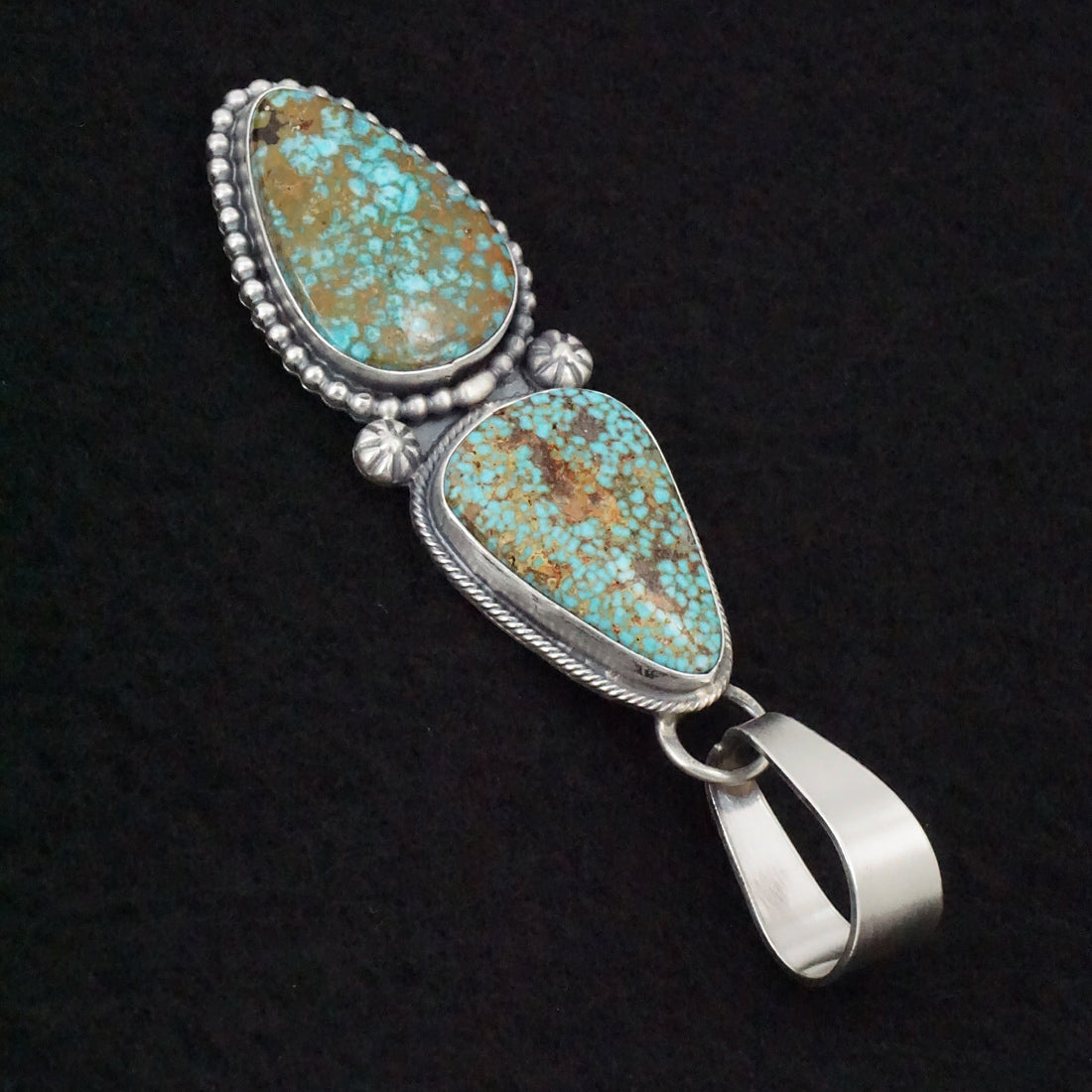 Randy Billy Turquoise & Sterling Silver Pendant