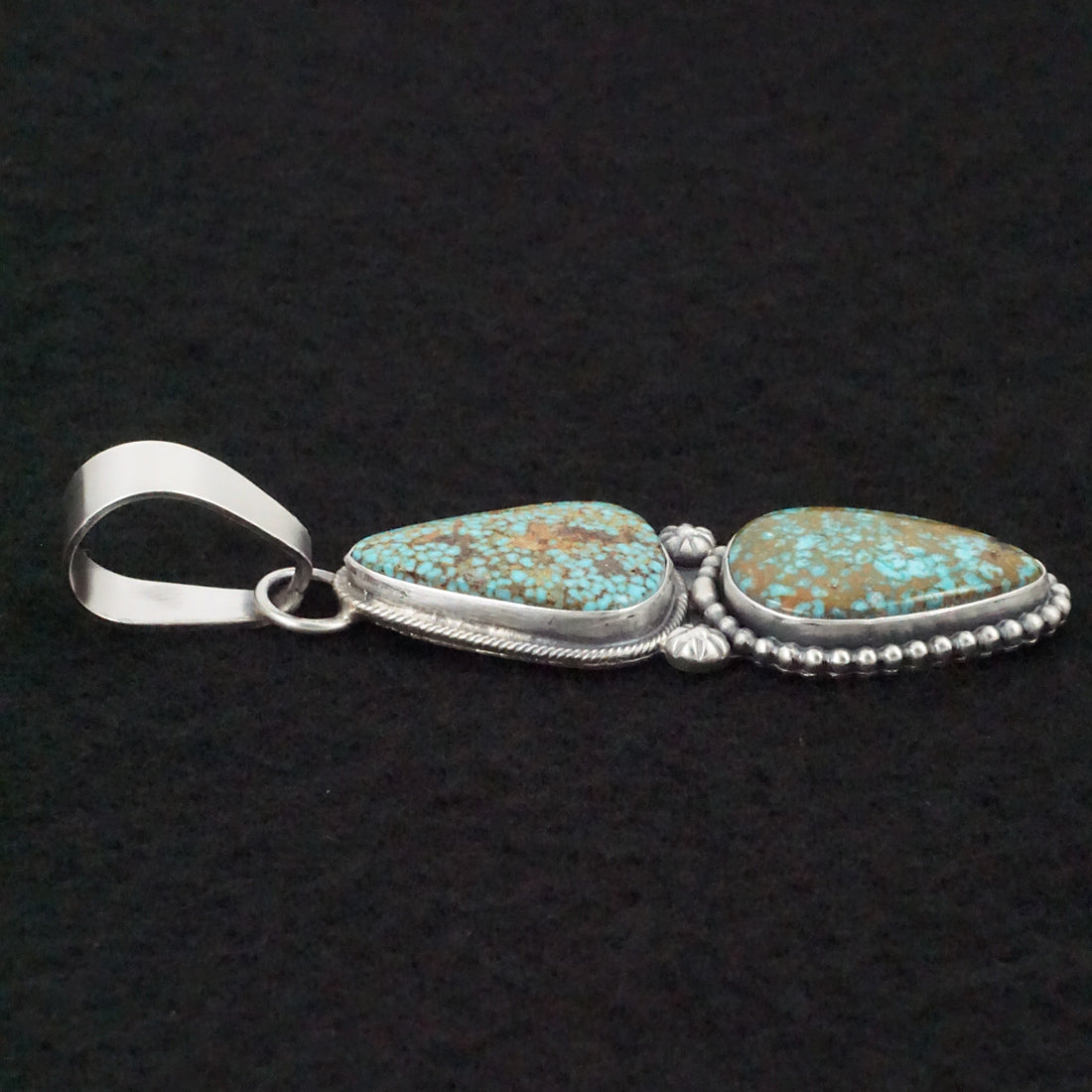 Randy Billy Turquoise & Sterling Silver Pendant