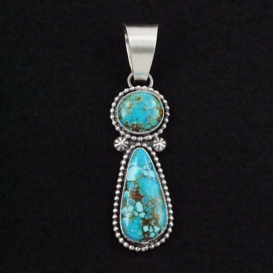 Randy Billy Turquoise & Sterling Silver Pendant