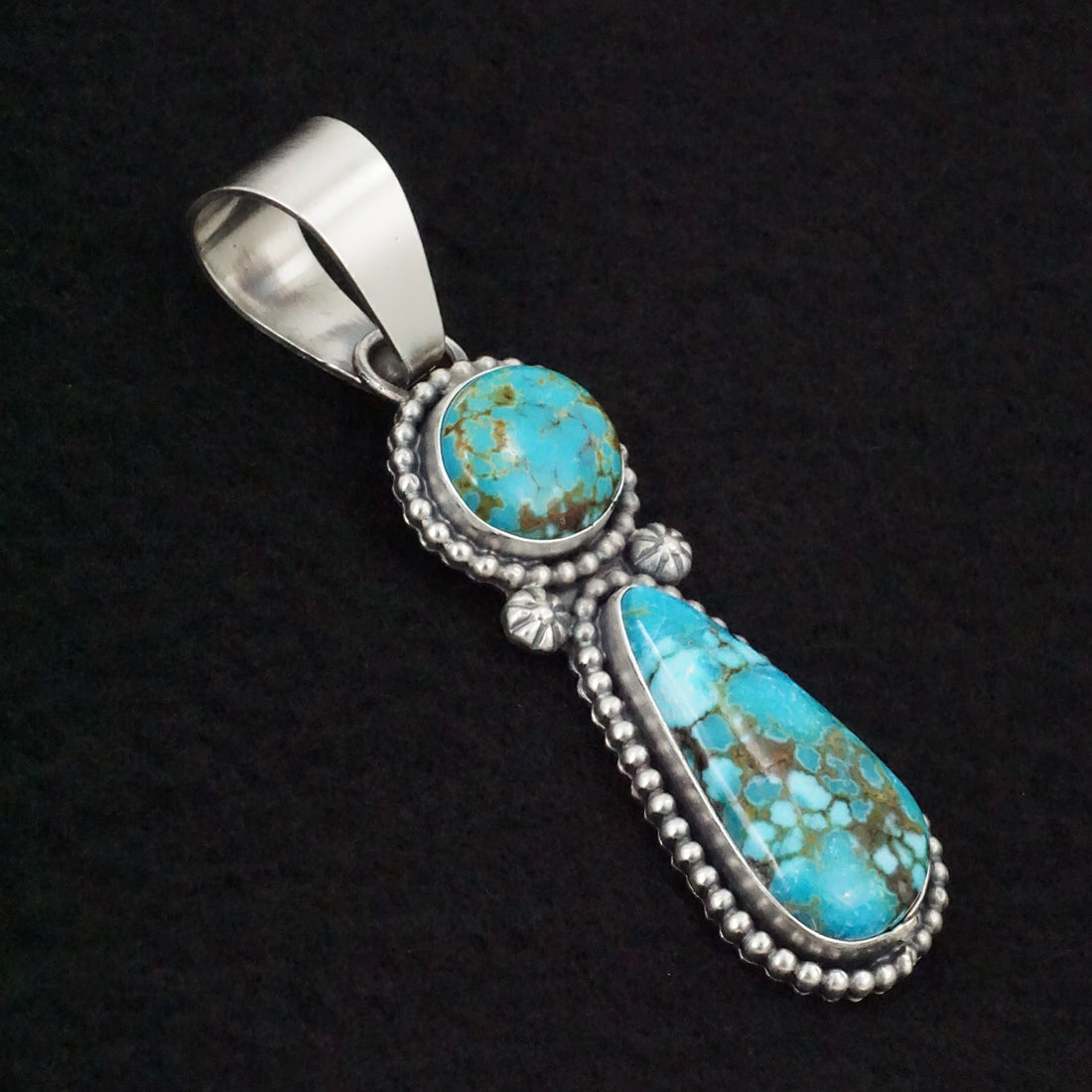 Randy Billy Turquoise & Sterling Silver Pendant