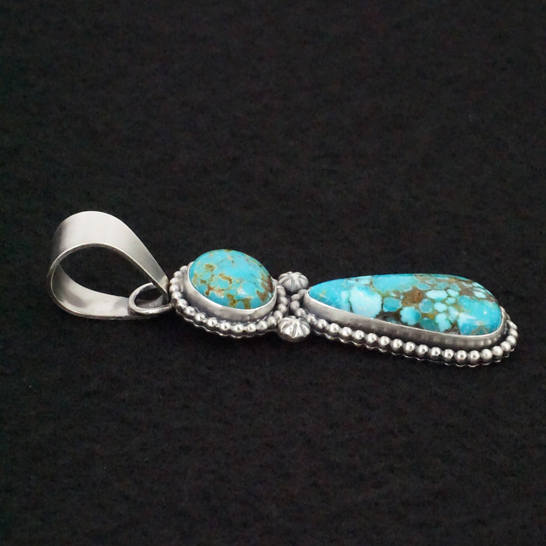 Randy Billy Turquoise & Sterling Silver Pendant