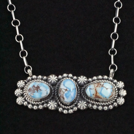 Jeff James Turquoise & Sterling Silver Necklace