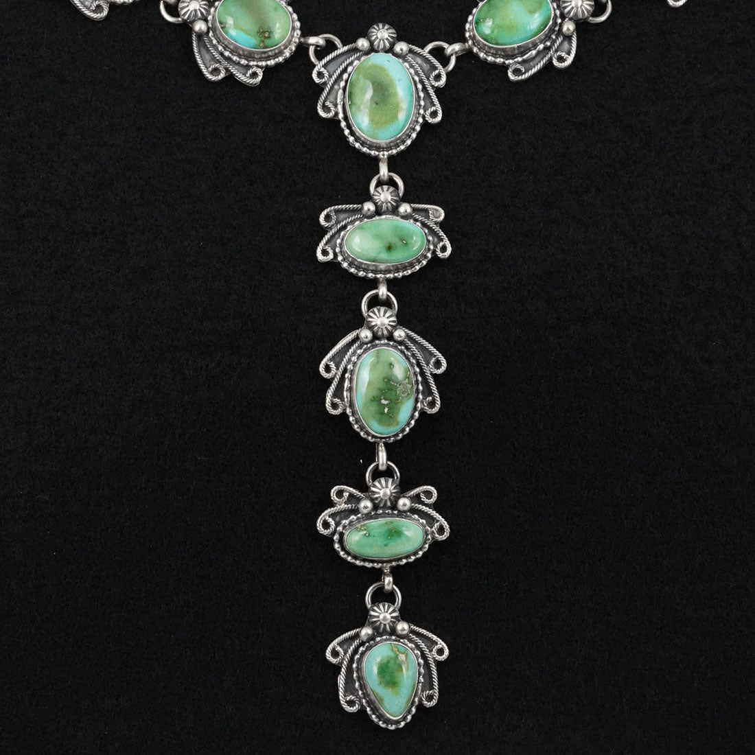 Kathleen Livingston Turquoise & Sterling Silver Necklace Set