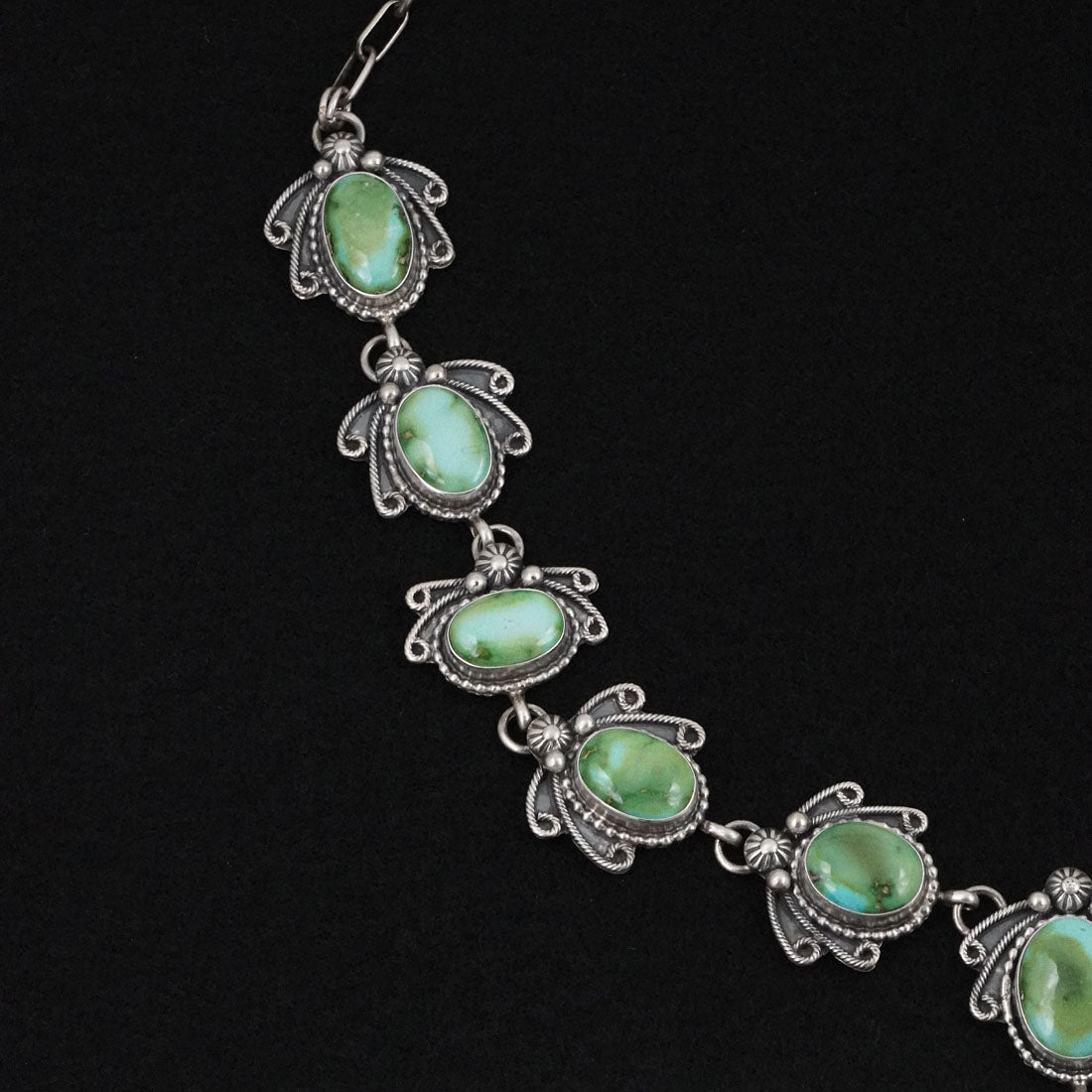 Kathleen Livingston Turquoise & Sterling Silver Necklace Set