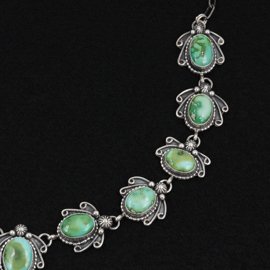 Kathleen Livingston Turquoise & Sterling Silver Necklace Set