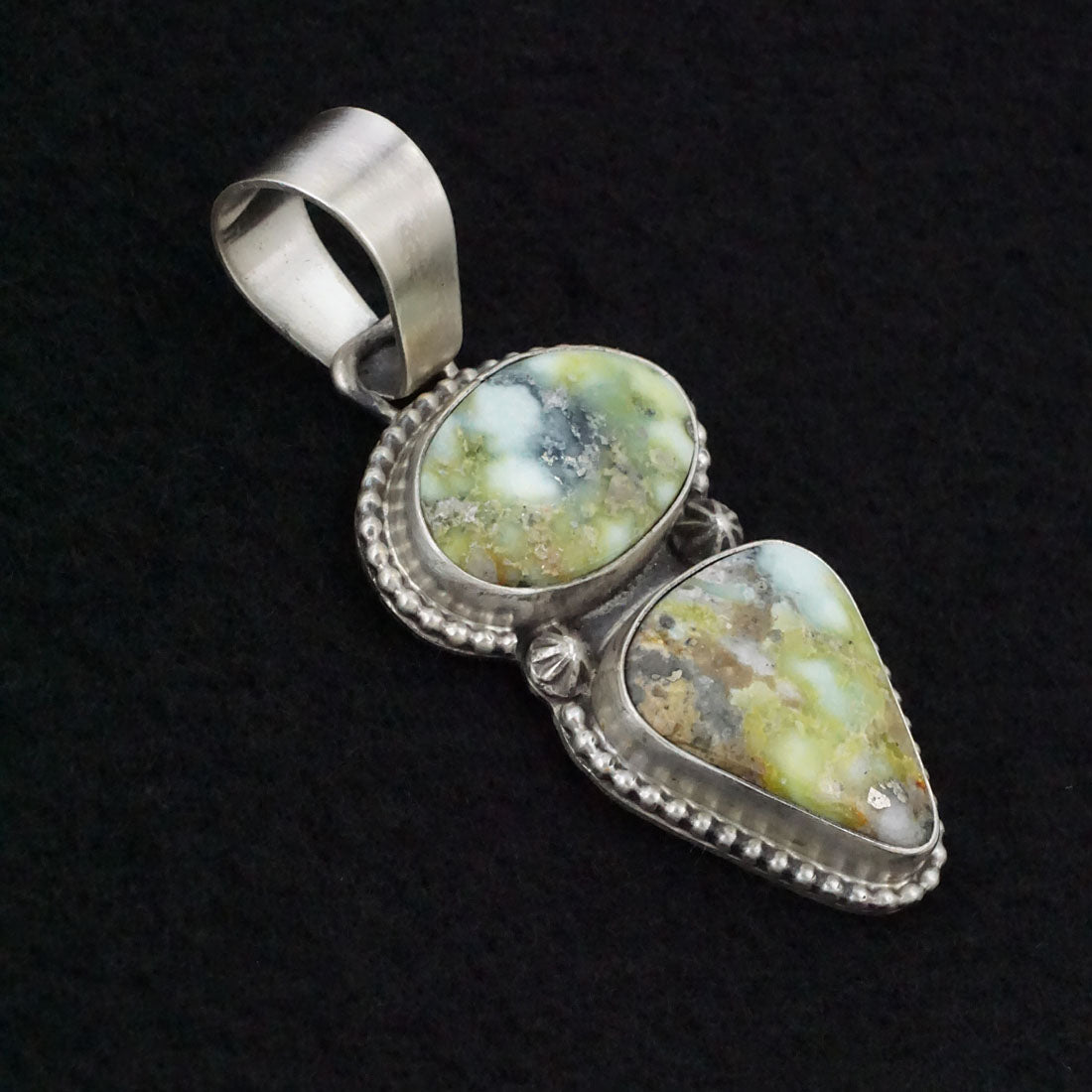 Bobby Johnson Variscite & Sterling Silver Pendant