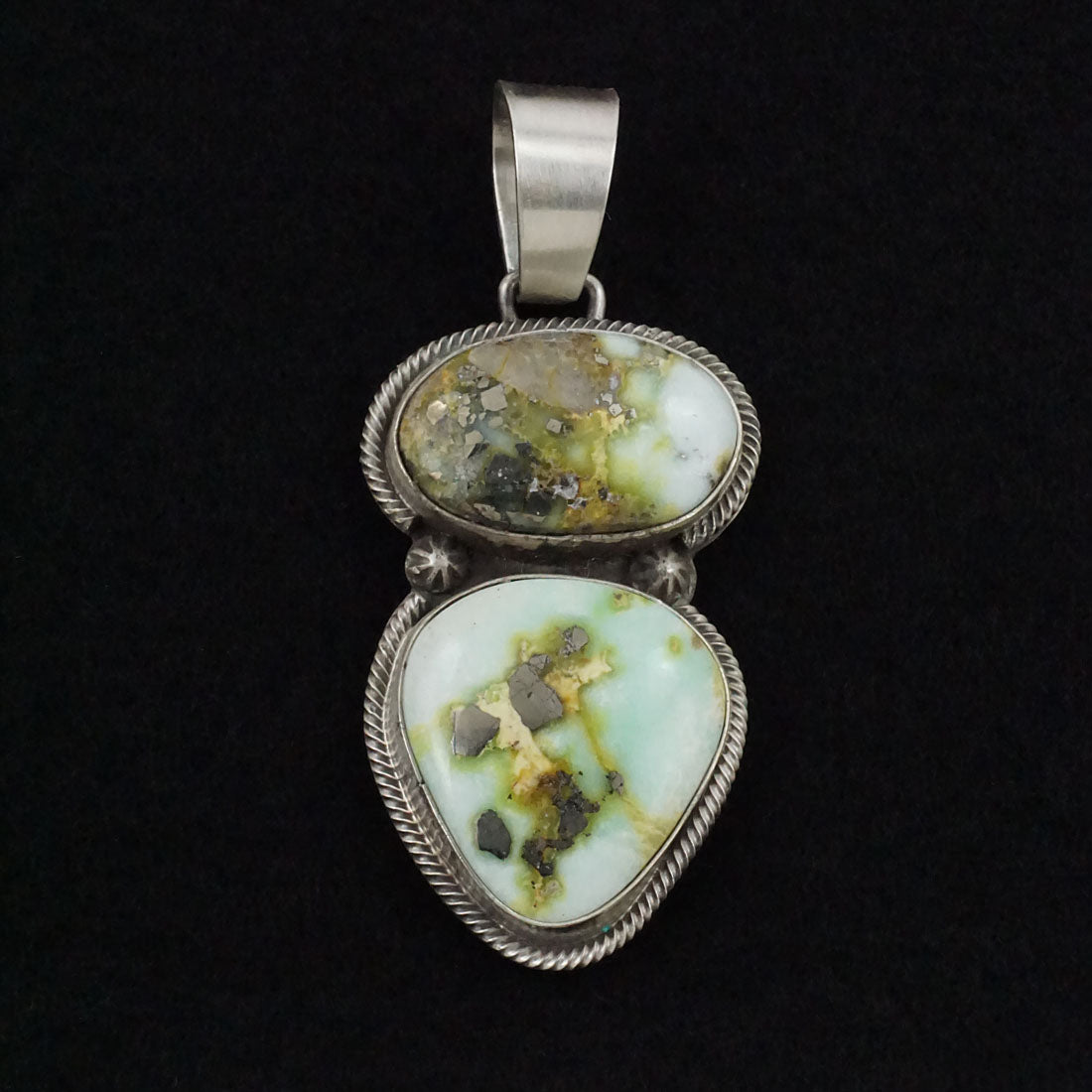 Bobby Johnson Variscite & Sterling Silver Pendant