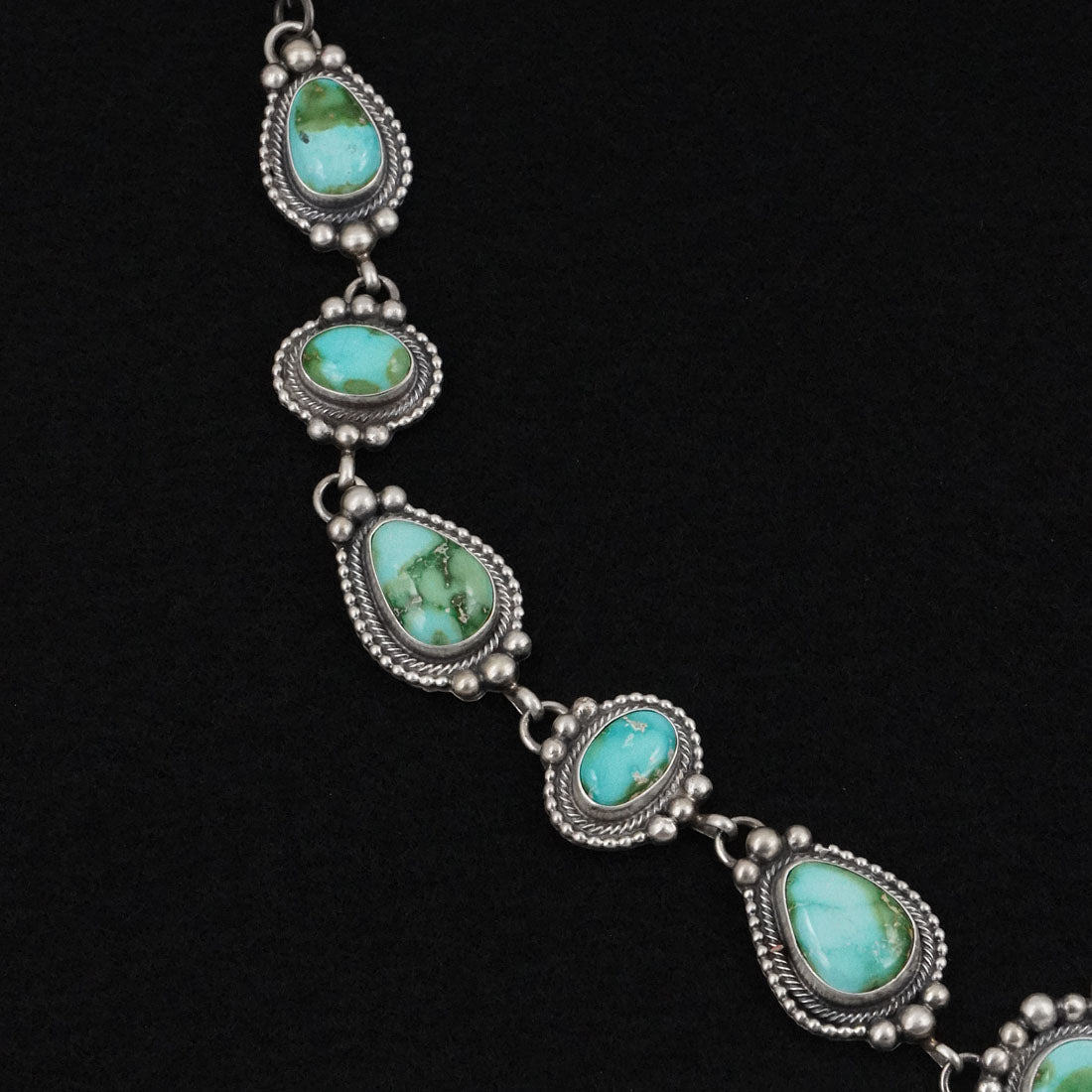 Kathleen Livingston Turquoise & Sterling Silver Necklace Set