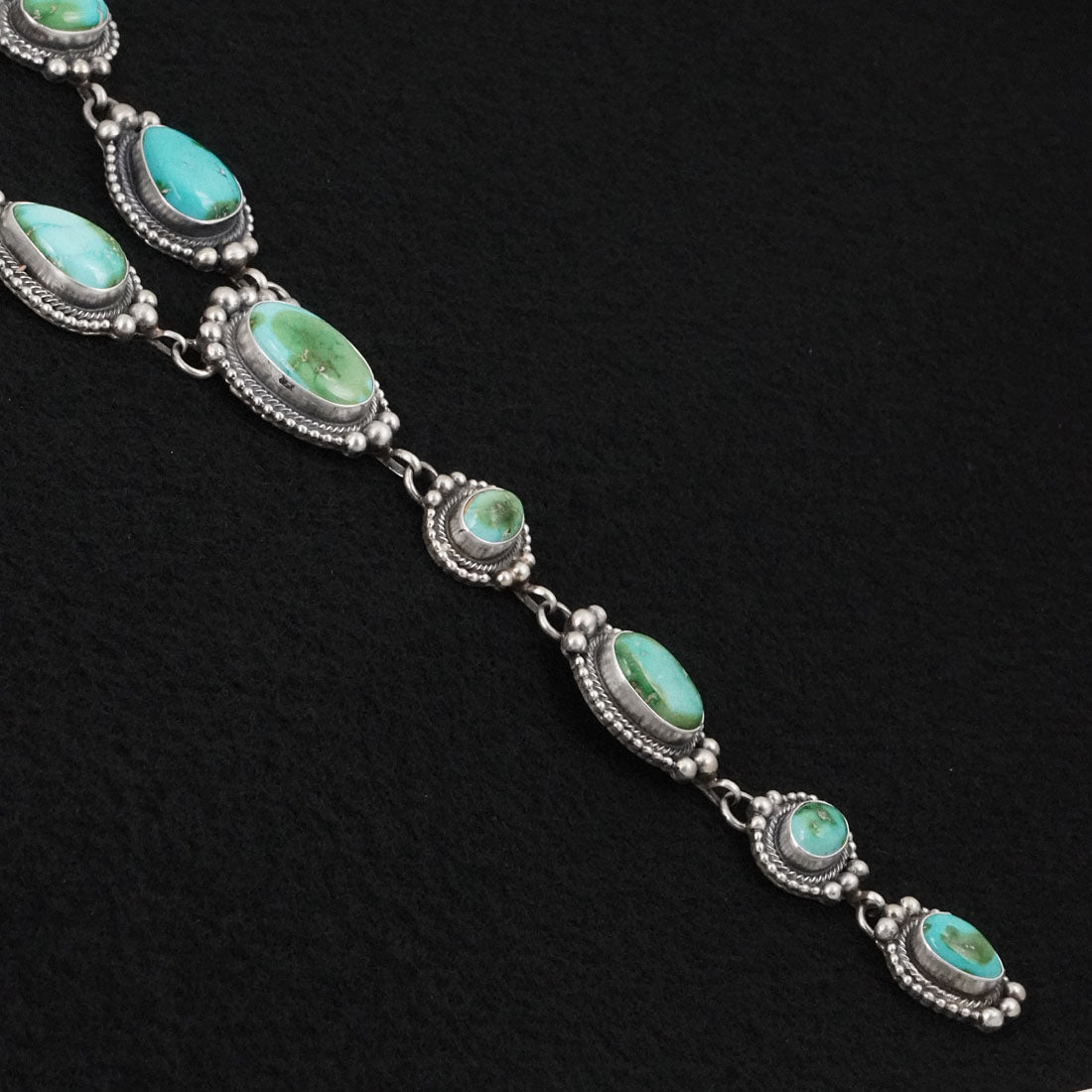 Kathleen Livingston Turquoise & Sterling Silver Necklace Set