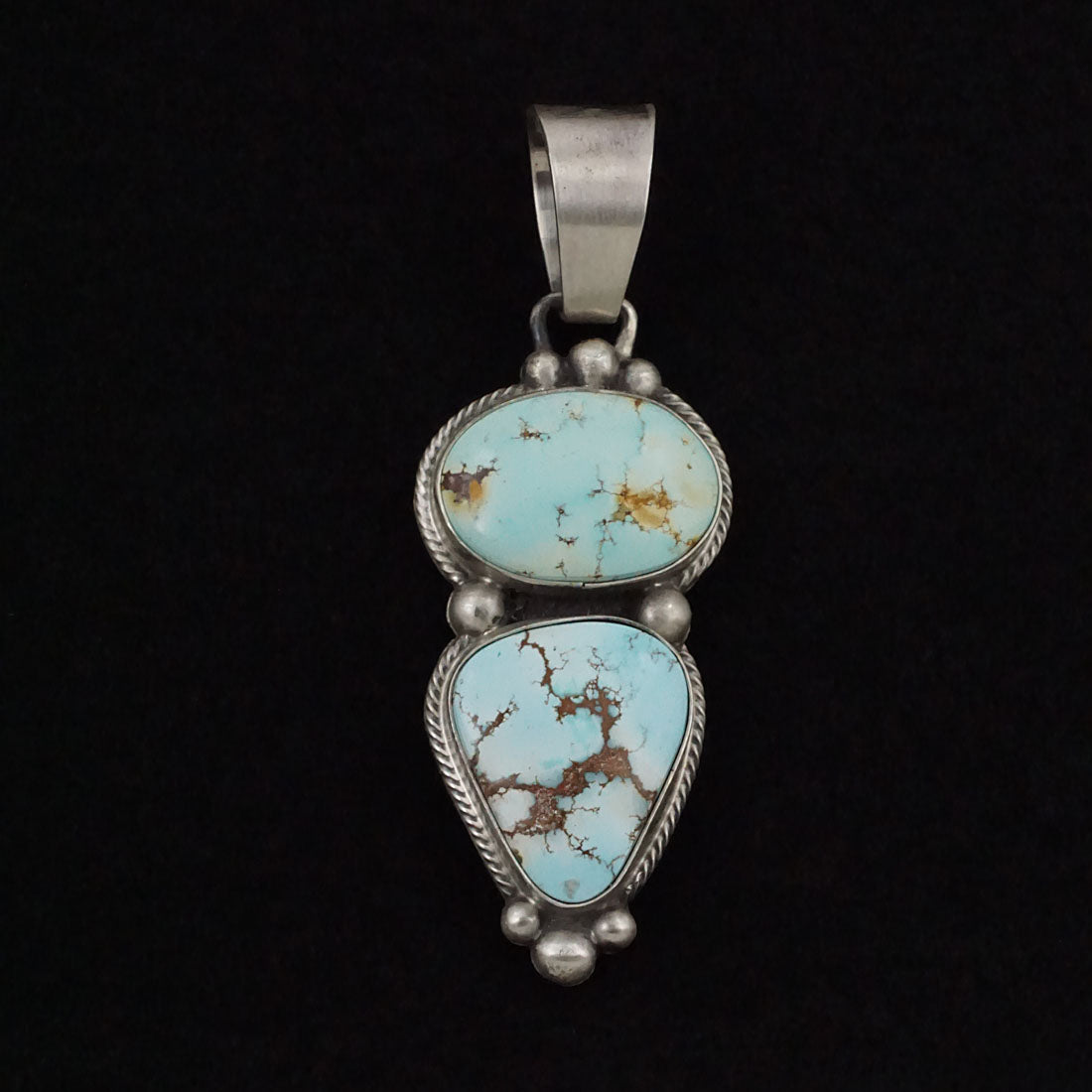 Bobby Johnson Turquoise & Sterling Silver Pendant