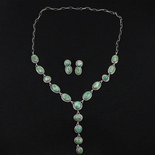 Darrin Livingston Turquoise & Sterling Silver Necklace Set