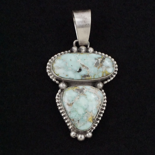 Bobby Johnson Turquoise & Sterling Silver Pendant