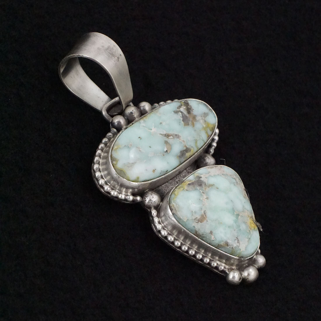 Bobby Johnson Turquoise & Sterling Silver Pendant