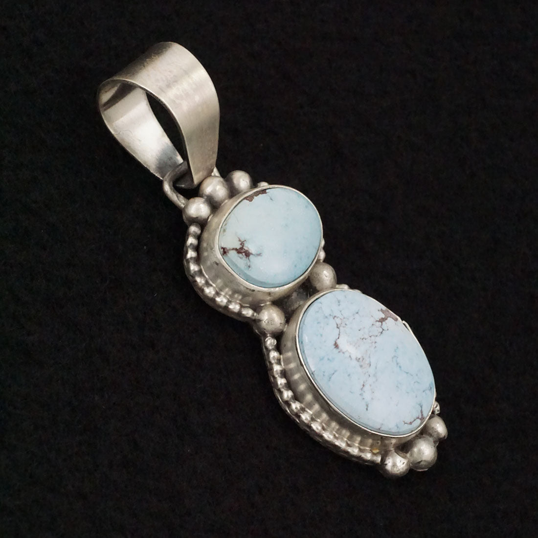 Bobby Johnson Turquoise & Sterling Silver Pendant