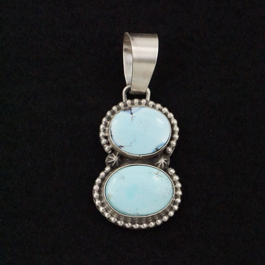 Bobby Johnson Turquoise & Sterling Silver Pendant