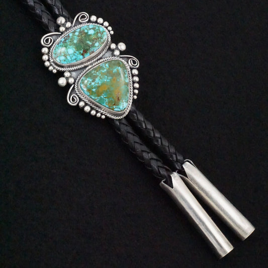 Paul Livingston Turquoise & Sterling Silver Bolo Tie