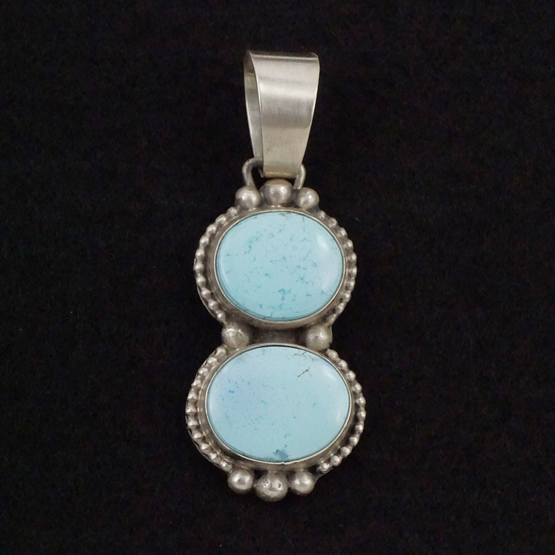 Bobby Johnson Turquoise & Sterling Silver Pendant