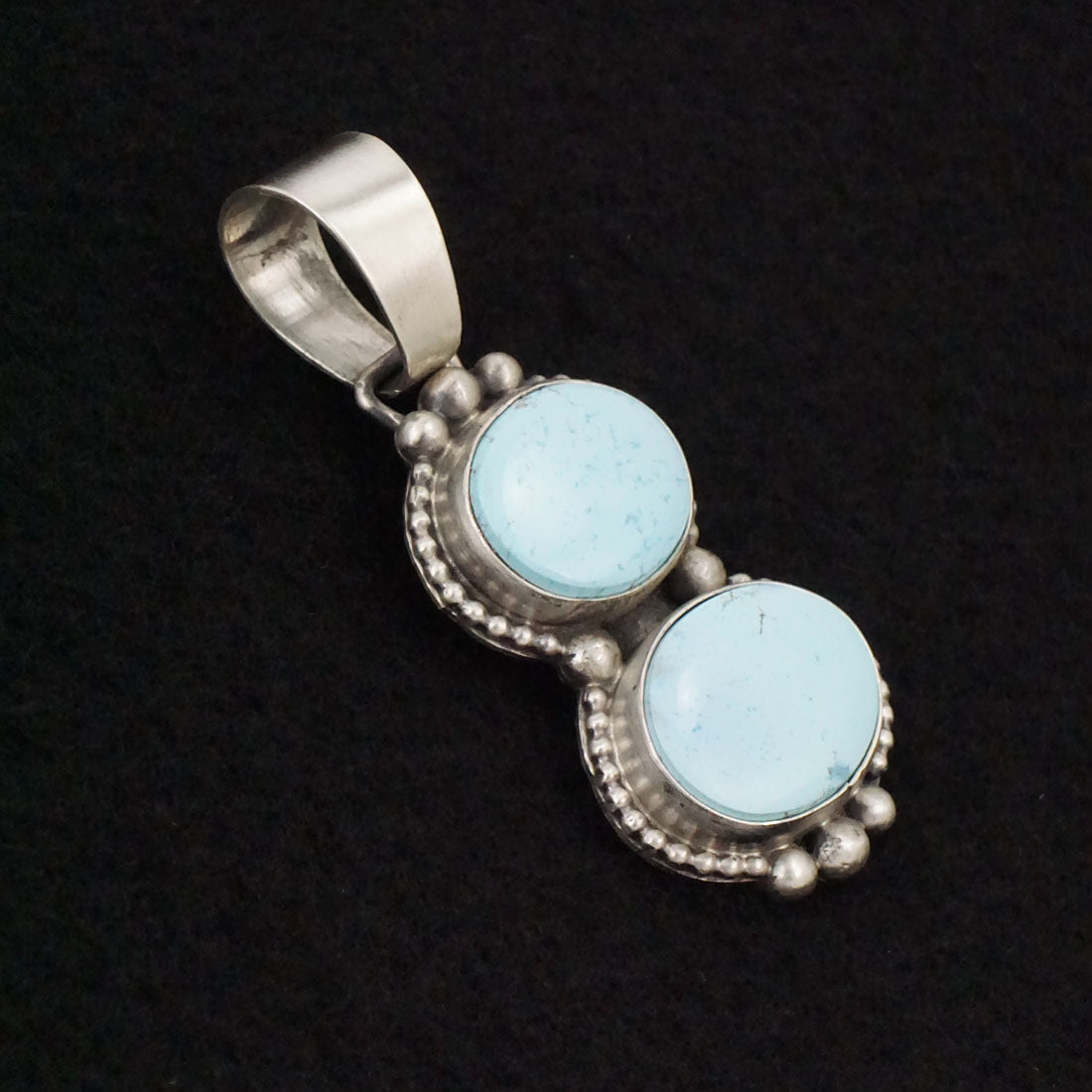 Bobby Johnson Turquoise & Sterling Silver Pendant