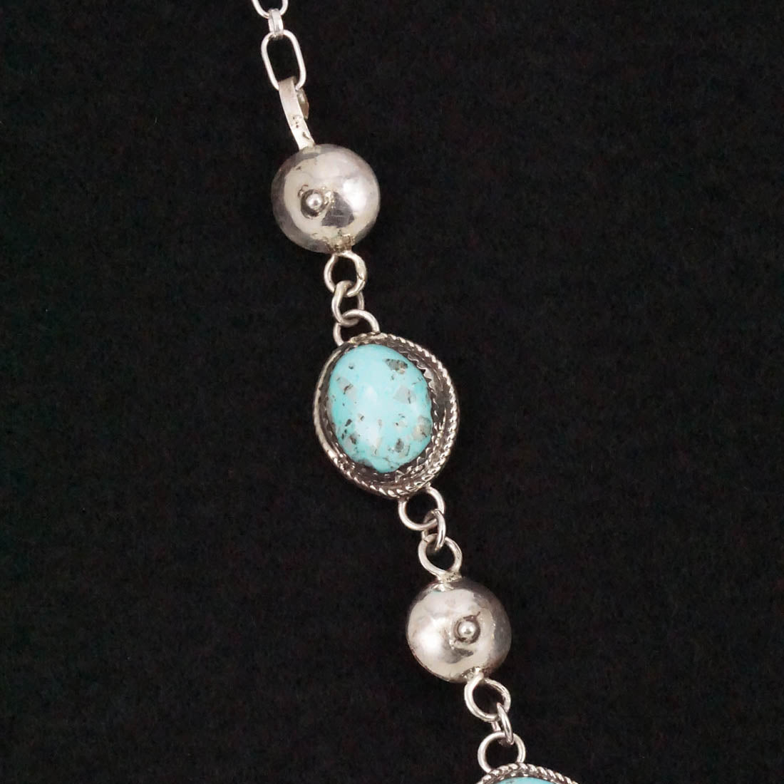 Ernest Hawthorne Turquoise & Sterling Silver Necklace