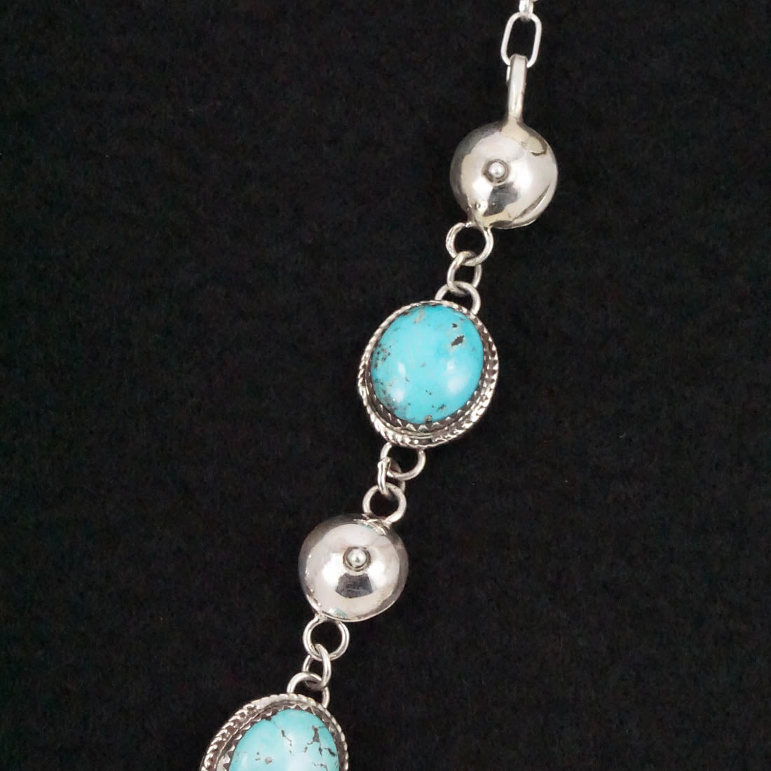 Ernest Hawthorne Turquoise & Sterling Silver Necklace