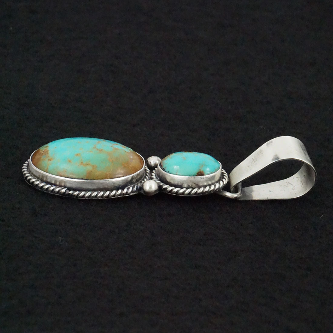 Paul Livingston Turquoise & Sterling Silver Pendant