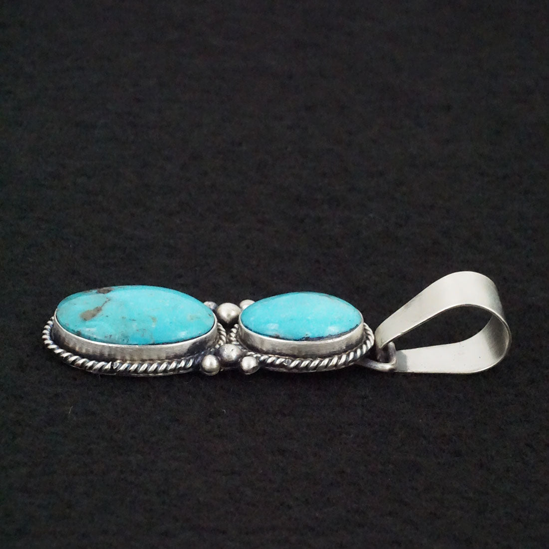 Paul Livingston Turquoise & Sterling Silver Pendant