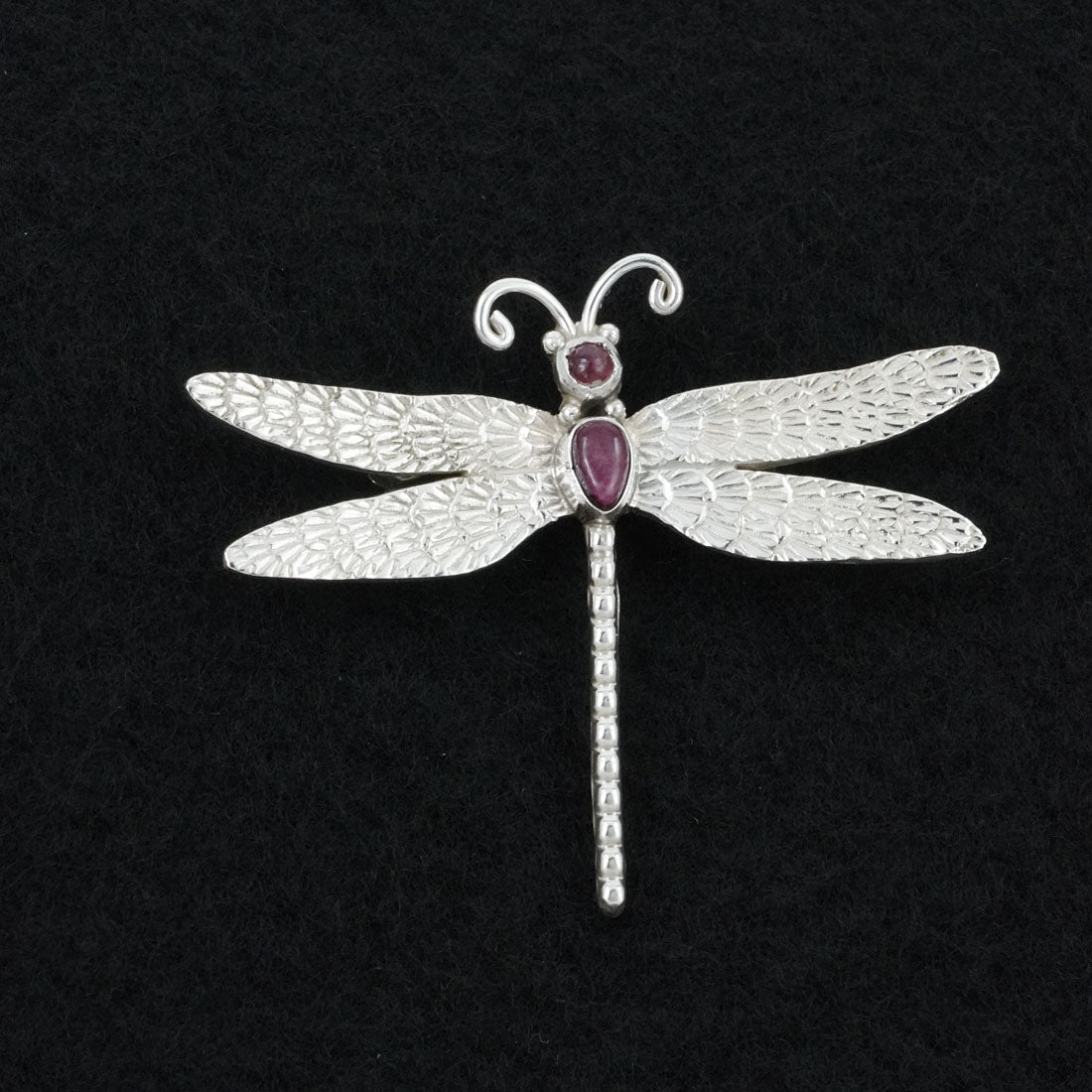 Lee Charley Spiny Oyster & Sterling Silver Pendant/Pin