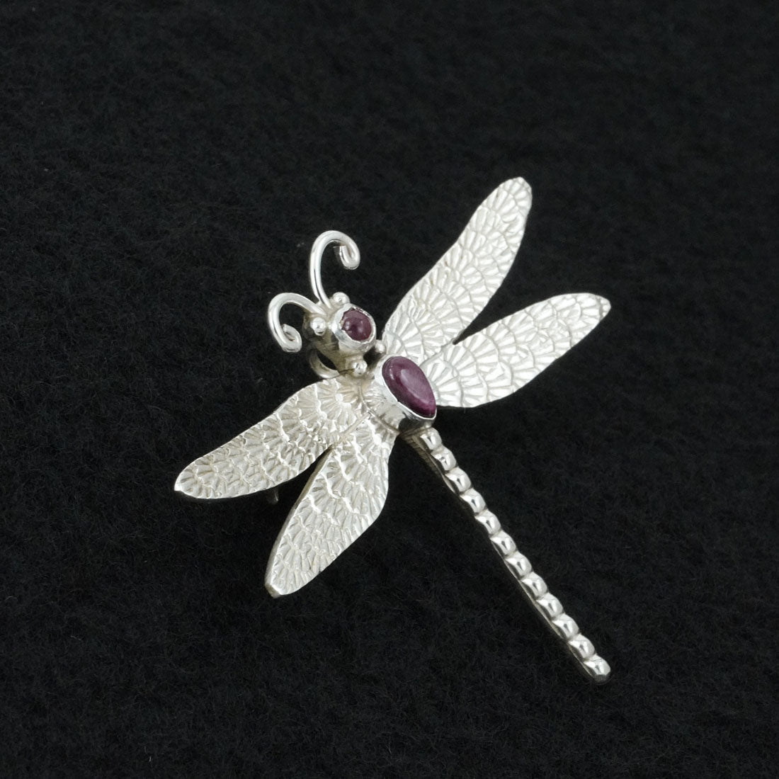 Lee Charley Spiny Oyster & Sterling Silver Pendant/Pin