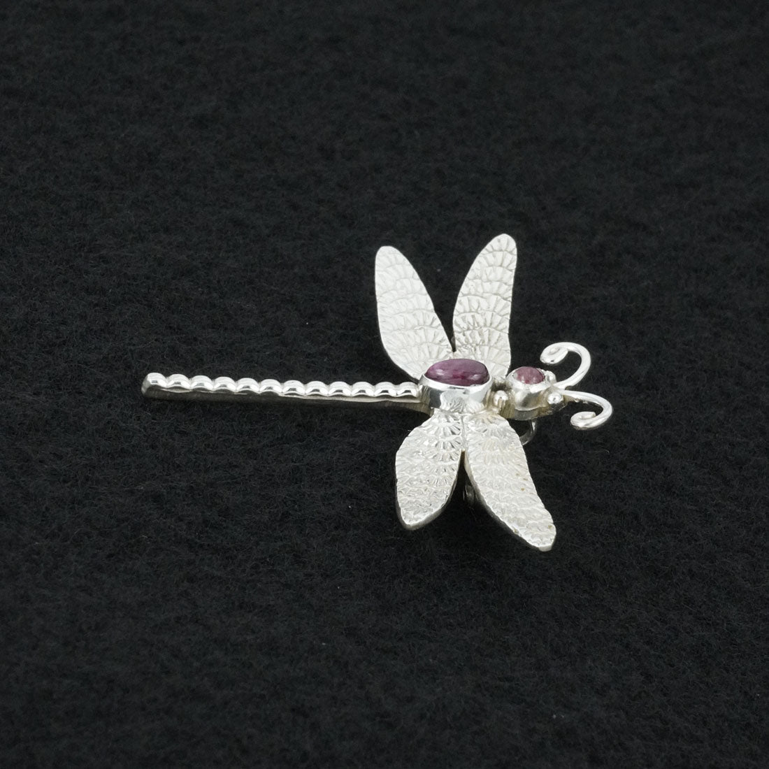 Lee Charley Spiny Oyster & Sterling Silver Pendant/Pin