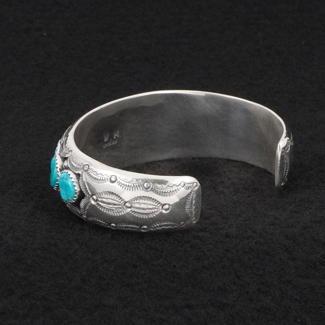Wilbert Muskett Sr. Turquoise & Sterling Silver Bracelet
