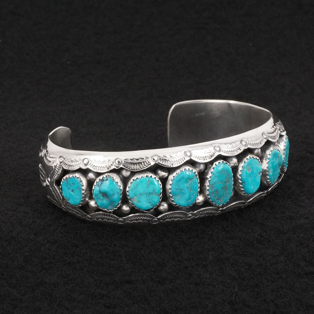 Wilbert Muskett Sr. Turquoise & Sterling Silver Bracelet