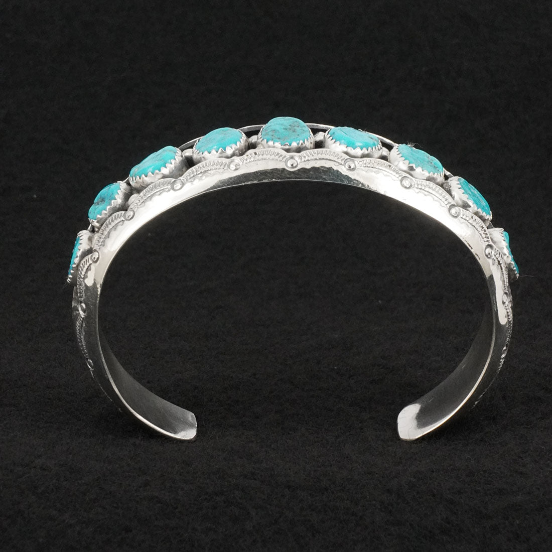 Wilbert Muskett Sr. Turquoise & Sterling Silver Bracelet