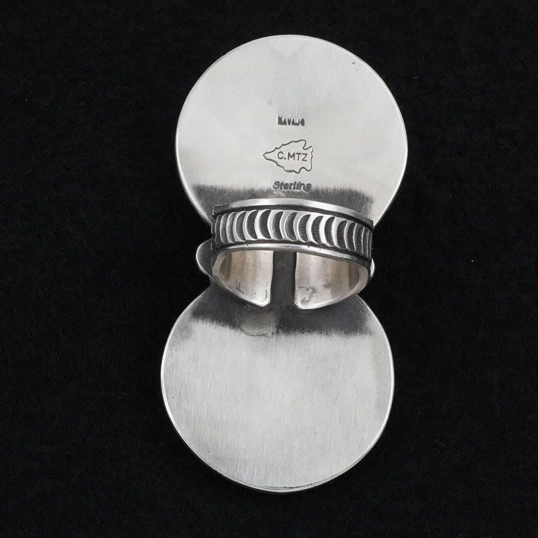 Calvin Martinez Sterling Silver Ring Size 8