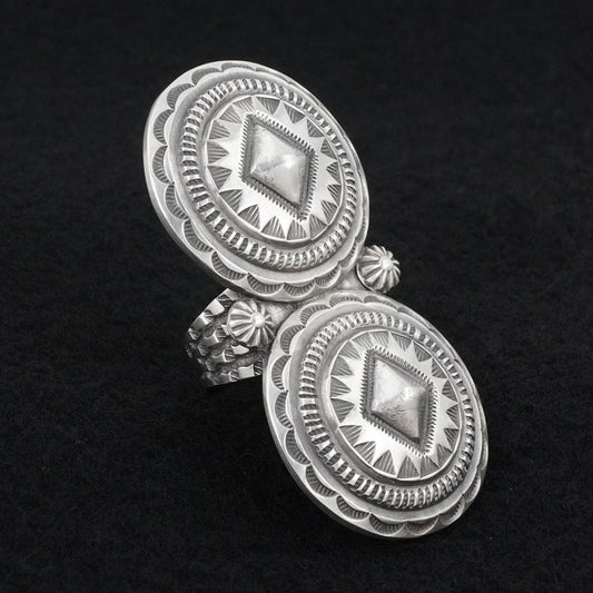 Calvin Martinez Sterling Silver Ring Size 7.5