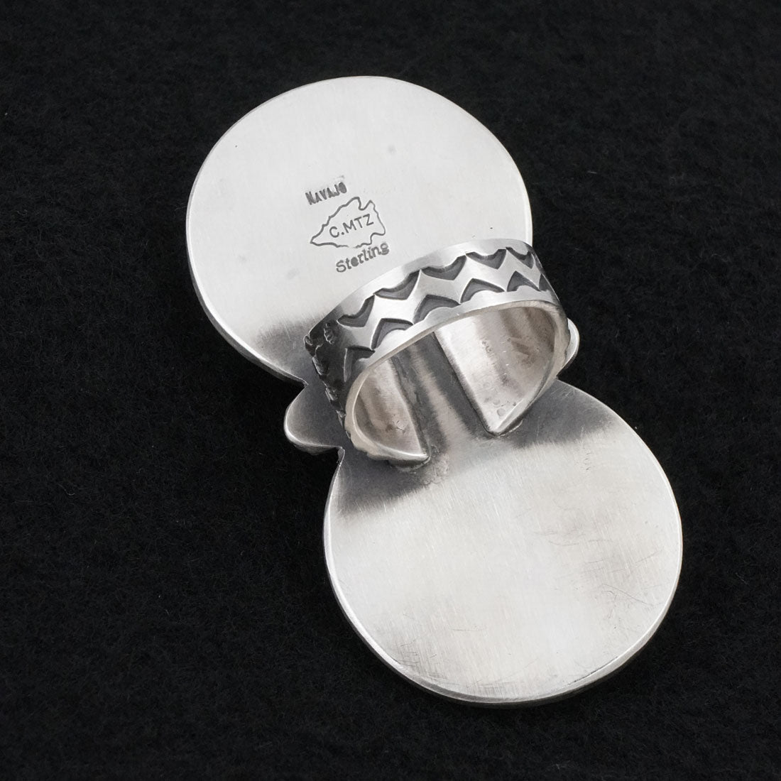 Calvin Martinez Sterling Silver Ring Size 7.5