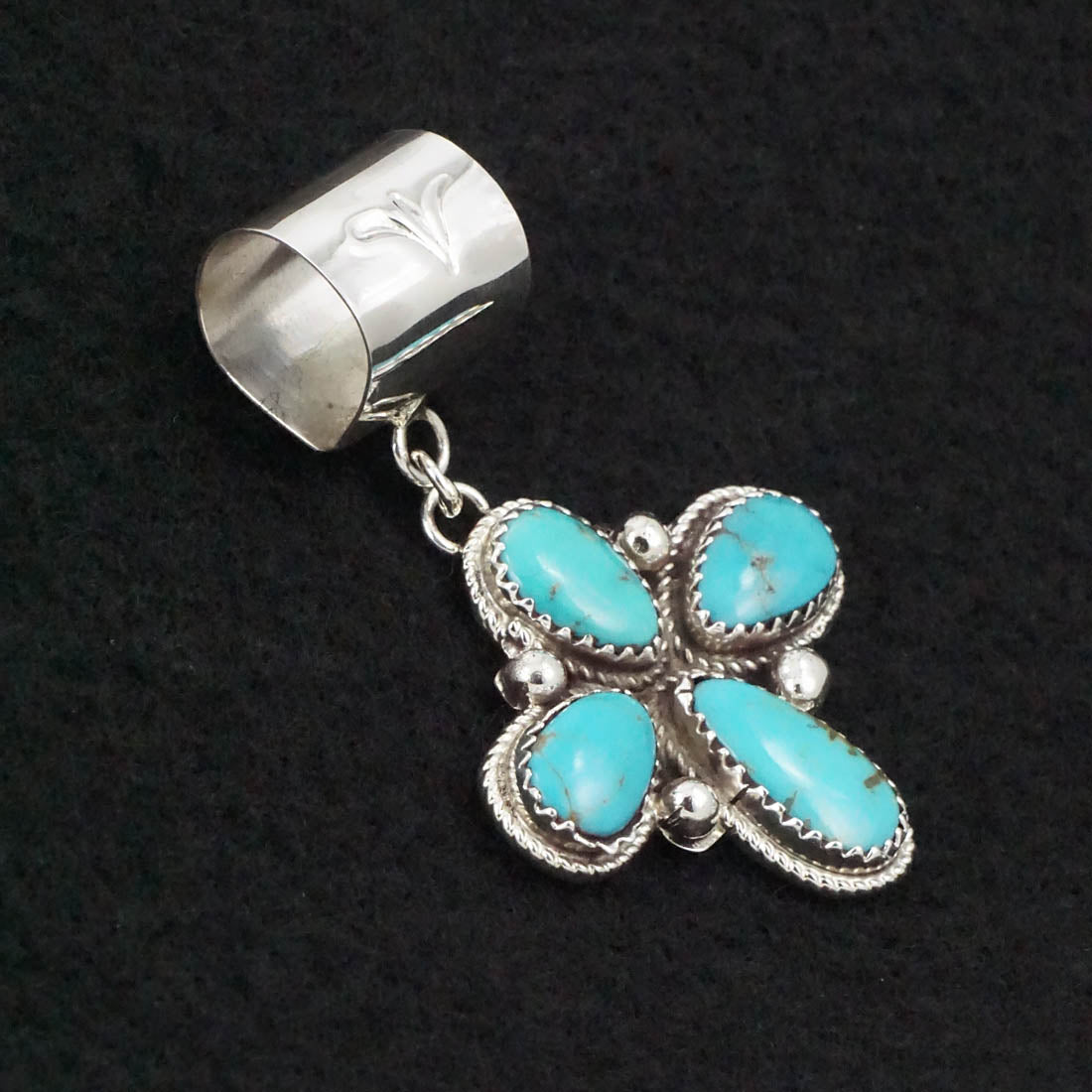 Ernest Hawthorne Turquoise & Sterling Silver Pendant