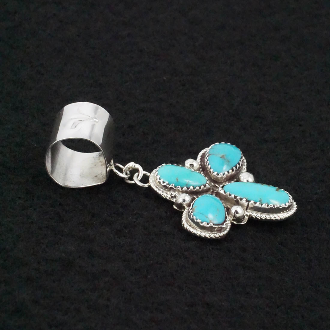 Ernest Hawthorne Turquoise & Sterling Silver Pendant