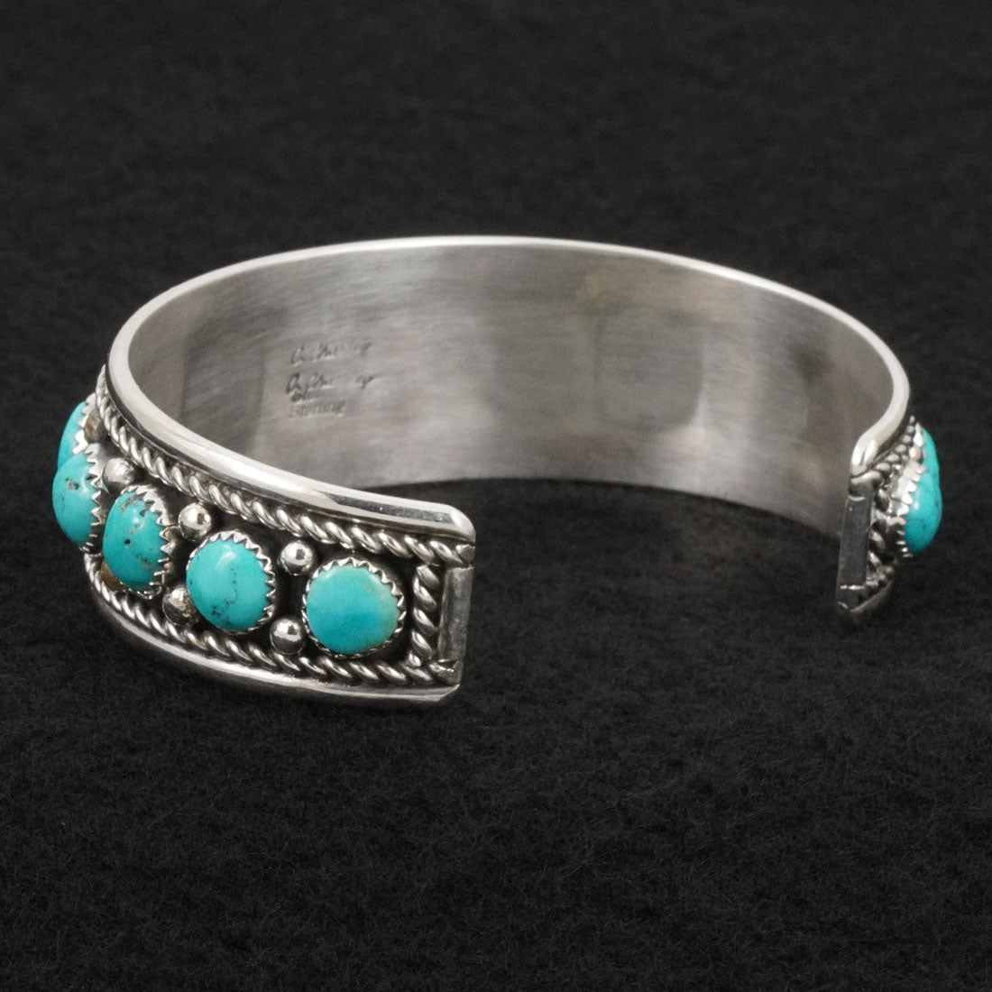 Chester Charley Turquoise & Sterling Silver Bracelet