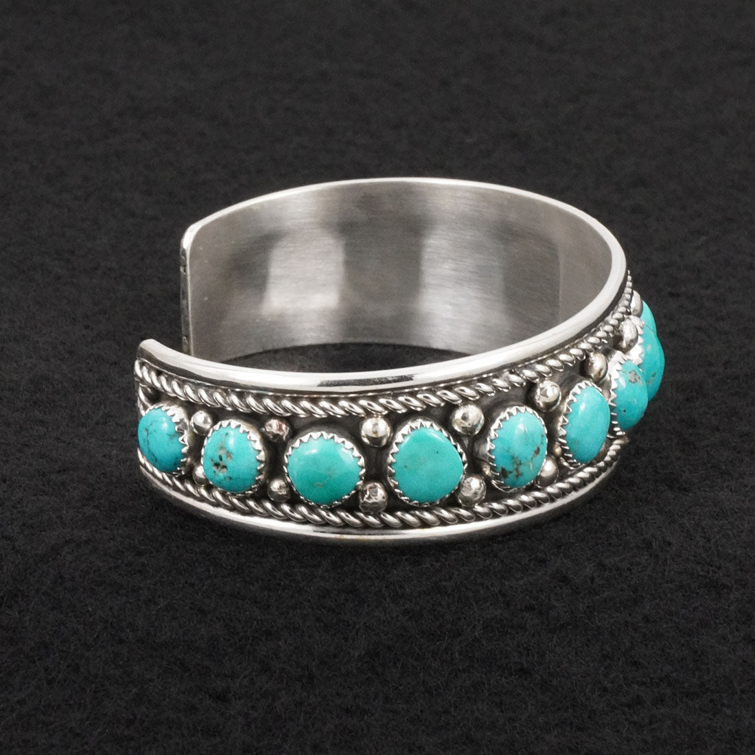 Chester Charley Turquoise & Sterling Silver Bracelet
