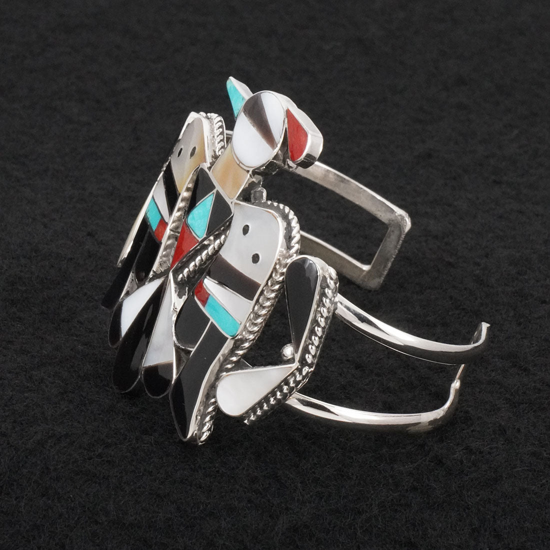 Bobby & Corraine Shack Multi-Stone & Sterling Silver Bracelet